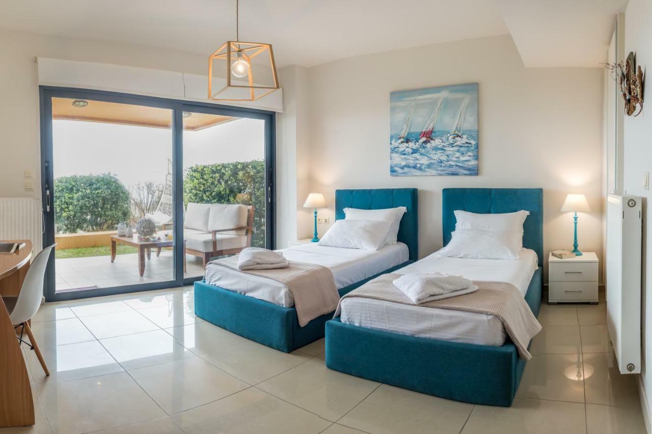 Lavender Villas Chania Agia Marina  ภายนอก รูปภาพ
