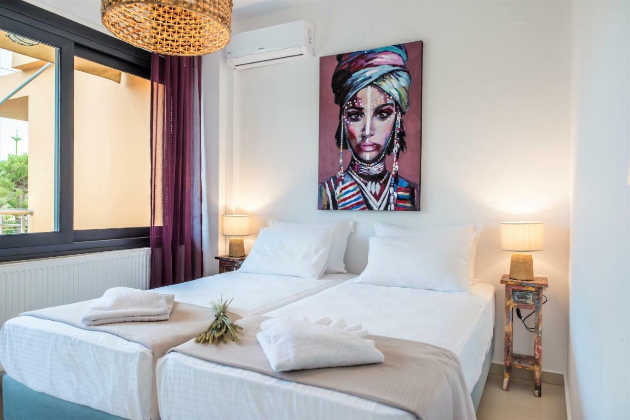 Lavender Villas Chania Agia Marina  ภายนอก รูปภาพ